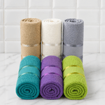 Casa si Gradina - Textile si covoare - Textile baie - Prosoape - Set 6 prosoape baie Kotonia Home, 50x90 cm, 100% bumbac, 420gmp, multicolor - 03 - Infinity.ro