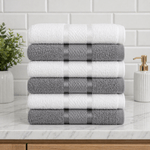 Casa si Gradina - Textile si covoare - Textile baie - Prosoape - Set 6 prosoape baie Kotonia Home, 50x90 cm, 100% bumbac, 420gmp, multicolor - 10 - Infinity.ro