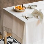 Casa si Gradina - Textile si covoare - Textile bucatarie - Fete de masa - Fata de masa Kotonia Home Hotel - Percale sanforizat, 100% bumbac, 200 gr/mp, dimensiunea 150x300 cm, alb - Infinity.ro