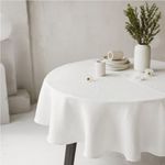Casa si Gradina - Textile si covoare - Textile bucatarie - Fete de masa - Fata de masa Kotonia Home Hotel - Ranforce sanforizat, 100% bumbac, 180 gr/mp, rotunda cu diametrul 240 cm, alb - Infinity.ro