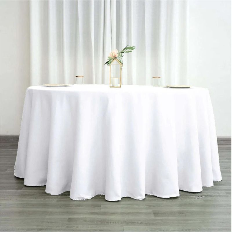 Casa si Gradina - Textile si covoare - Textile bucatarie - Fete de masa - Fata de masa Kotonia Home Hotel - Ranforce sanforizat, 100% bumbac, 180 gr/mp, rotunda cu diametrul 240 cm, alb - Infinity.ro