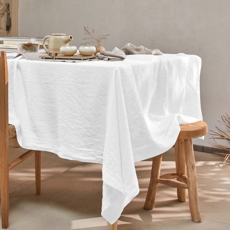 Casa si Gradina - Textile si covoare - Textile bucatarie - Fete de masa - Fata de masa Kotonia Home Hotel, 100% bumbac, Ranforce sanforizat, 180 gr/mp, dimensiunea 180x320 cm, alb - Infinity.ro