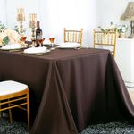 Casa si Gradina - Textile si covoare - Textile bucatarie - Fete de masa - Fata de masa Kotonia Home - 180x300 cm, Damasc Saten DeLux, 100% bumbac, Dark Chocolate - Infinity.ro