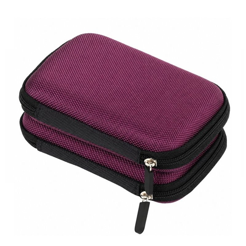 Sport si Outdoor - Camping - Accesorii camping si drumetii - Cutie rigida pentru prastie, husa protectie, compacta, rezistenta la socuri, 16x11x4 cm, mov - Infinity.ro