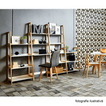 Casa si Gradina - Mobilier - Biblioteci si rafturi - Rafturi - Etajera cu 5 rafturi, alb/natural, KOEN TYP 3 - Infinity.ro