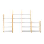 Casa si Gradina - Mobilier - Biblioteci si rafturi - Rafturi - Etajera cu 3 rafturi, alb/natural, KOEN TYP 1 - Infinity.ro