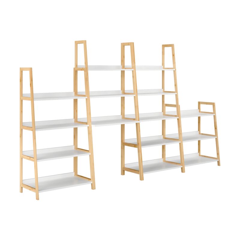 Casa si Gradina - Mobilier - Biblioteci si rafturi - Rafturi - Etajera cu 3 rafturi, alb/natural, KOEN TYP 1 - Infinity.ro