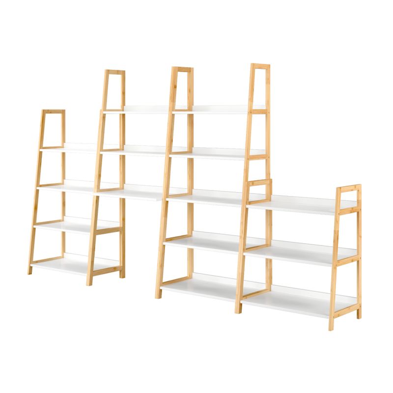 Casa si Gradina - Mobilier - Biblioteci si rafturi - Rafturi - Etajera cu 4 rafturi, alb/natural, KOEN TYP 2 - Infinity.ro