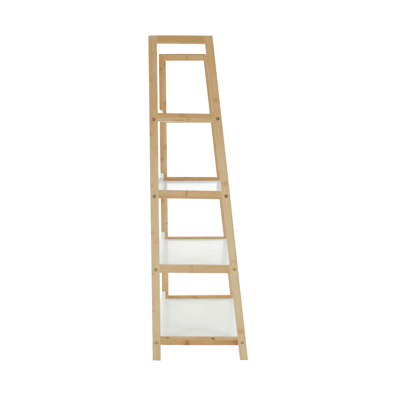 Casa si Gradina - Mobilier - Biblioteci si rafturi - Rafturi - Etajera cu 4 rafturi, alb/natural, KOEN TYP 2 - Infinity.ro