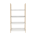 Casa si Gradina - Mobilier - Biblioteci si rafturi - Rafturi - Etajera cu 4 rafturi, alb/natural, KOEN TYP 2 - Infinity.ro