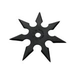 Sport si Outdoor - Sporturi de contact - Produse autoaparare - Set doua stele de aruncat DEPOX®, 7 colturi, metalic, negru, 9.5 cm - Infinity.ro