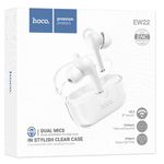 TV, Audio-Video si Foto - Portabile audio - Casti audio - Hoco EW22 Casti Wireless BT 5.3 ENC, blister ALB - Infinity.ro
