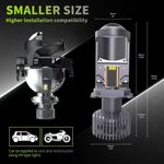 Auto si Moto - Electrice auto - Iluminare si semnalizare - Becuri auto - Set de 2 becuri proiector H4 Bi-Led Xentech Light A78 9-32V 6000k 180w - Infinity.ro