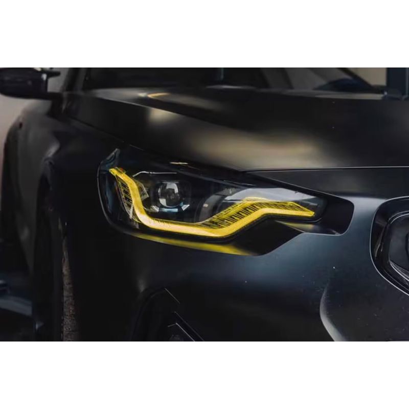 Auto si Moto - Electrice auto - Iluminare si semnalizare - Lumini ambientale - Set de 2 placute LED DRL galben CSL compatibil modul faruri cu LED BMW Seria 2 G42 G87 - Infinity.ro