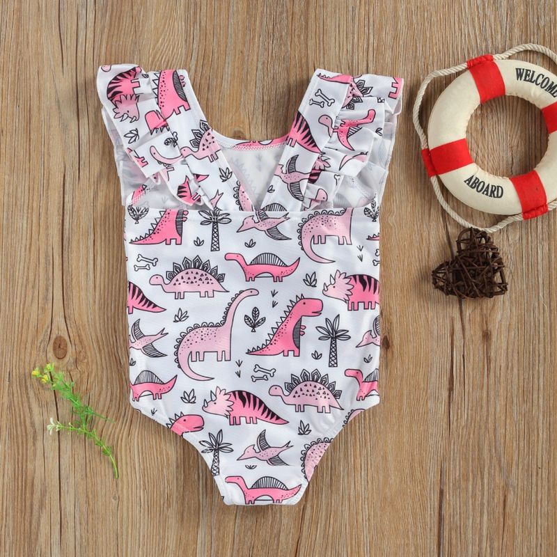 Fashion, accesorii si bijuterii - Copii - Lenjerie si pijamale copii - Costume de baie copii - Costum de baie jurassic drool (marime: 120, model: frunze) - Infinity.ro