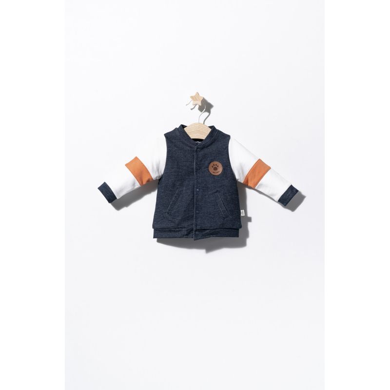Fashion, accesorii si bijuterii - Copii - Imbracaminte copii - Jachete si geci copii - Jacheta pentru copii dogs, tongs baby (culoare: albastru, marime: 18-24 luni) - Infinity.ro