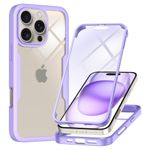 Laptop, Telefoane si Tablete - Telefoane mobile si accesorii - Accesorii Telefoane - Huse telefoane - Husa pentru iPhone 16 Pro + Folie - Techsuit ColorVerse 360 Series - Purple - Infinity.ro