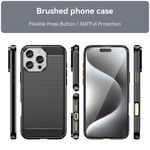 Laptop, Telefoane si Tablete - Telefoane mobile si accesorii - Accesorii Telefoane - Huse telefoane - Husa pentru iPhone 16 Pro Max - Techsuit Carbon Silicone - Black - Infinity.ro