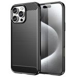 Laptop, Telefoane si Tablete - Telefoane mobile si accesorii - Accesorii Telefoane - Huse telefoane - Husa pentru iPhone 16 Pro Max - Techsuit Carbon Silicone - Black - Infinity.ro