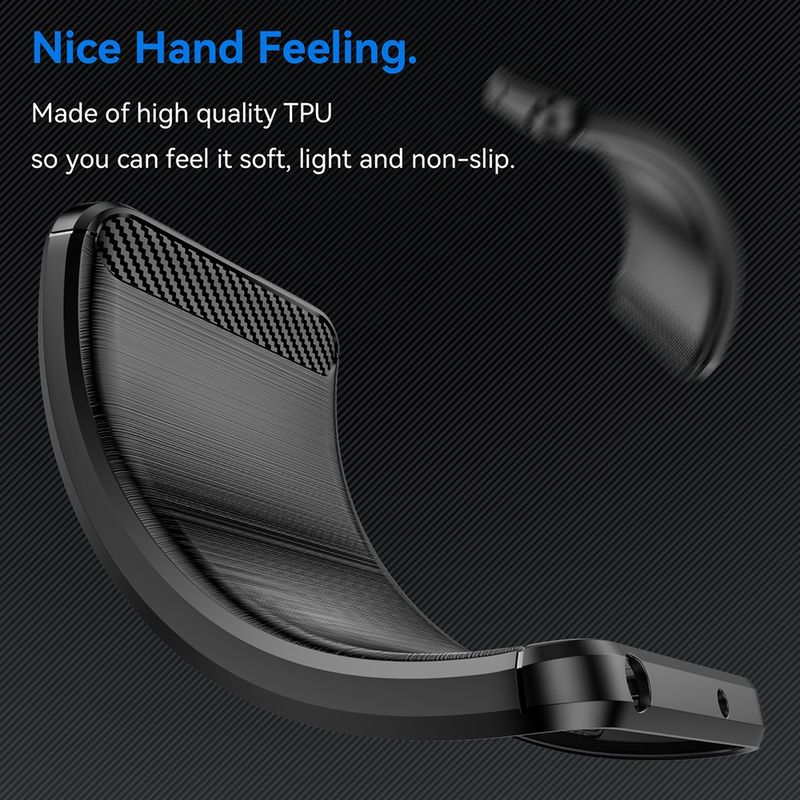 Laptop, Telefoane si Tablete - Telefoane mobile si accesorii - Accesorii Telefoane - Huse telefoane - Husa pentru iPhone 16 Pro Max - Techsuit Carbon Silicone - Black - Infinity.ro