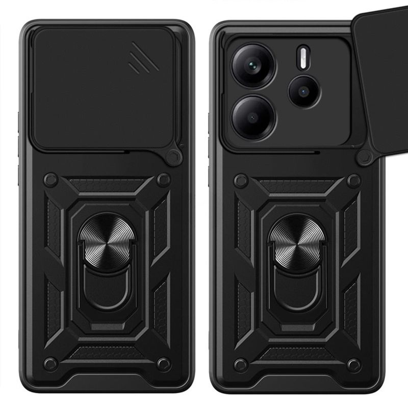 Laptop, Telefoane si Tablete - Telefoane mobile si accesorii - Accesorii Telefoane - Huse telefoane - Husa pentru Xiaomi Redmi Note 14 4G - Techsuit CamShield Series - Black - Infinity.ro