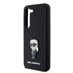 Laptop, Telefoane si Tablete - Telefoane mobile si accesorii - Accesorii Telefoane - Huse telefoane - Husa pentru Samsung Galaxy S23 - Karl Lagerfeld Silicone (KLHCS23SSMHKNPK) - Ikonik Metal Pin - Infinity.ro