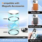 Laptop, Telefoane si Tablete - Telefoane mobile si accesorii - Accesorii Telefoane - Huse telefoane - Husa pentru iPhone 16 - Techsuit Luxury Crystal MagSafe - Deep Blue - Infinity.ro
