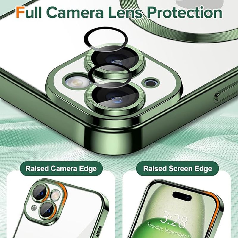 Laptop, Telefoane si Tablete - Telefoane mobile si accesorii - Accesorii Telefoane - Huse telefoane - Husa pentru iPhone 16 - Techsuit Luxury Crystal MagSafe - Deep Blue - Infinity.ro