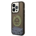 Laptop, Telefoane si Tablete - Telefoane mobile si accesorii - Accesorii Telefoane - Huse telefoane - Husa pentru iPhone 14 Pro - Karl Lagerfeld Hardcase Liquid Glitter (KLHCP14LLCRSGRK) - RSG - Infinity.ro