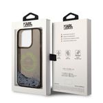 Laptop, Telefoane si Tablete - Telefoane mobile si accesorii - Accesorii Telefoane - Huse telefoane - Husa pentru iPhone 14 Pro - Karl Lagerfeld Hardcase Liquid Glitter (KLHCP14LLCRSGRK) - RSG - Infinity.ro