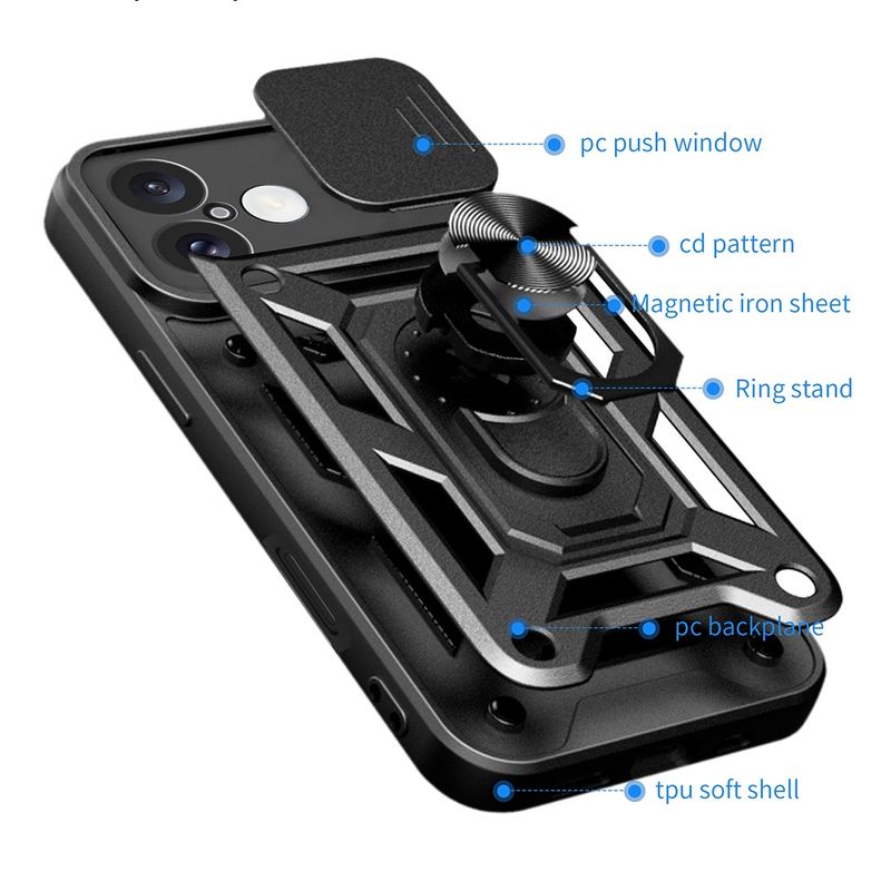 Laptop, Telefoane si Tablete - Telefoane mobile si accesorii - Accesorii Telefoane - Huse telefoane - Husa pentru iPhone 16 Plus - Techsuit CamShield Series - Green - Infinity.ro