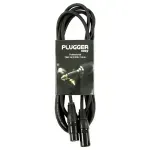 TV, Audio-Video si Foto - Accesorii TV si audio - Cabluri si adaptoare audio - Cablu audio Professional XLR 3pin DMX mama - XLR 3pin DMX tata 10m PLUGGER PLU CABD XF3XM3 10M0 EAS - Infinity.ro