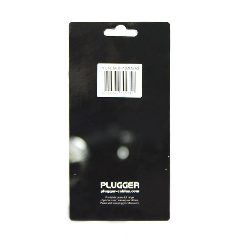 TV, Audio-Video si Foto - Accesorii TV si audio - Cabluri si adaptoare audio - Adaptor audio Professional PLUGGER Jack 6.3 tata mono - 2 x Jack 6.3 mama mono PLU ADAP JFMJMM EAS - Infinity.ro