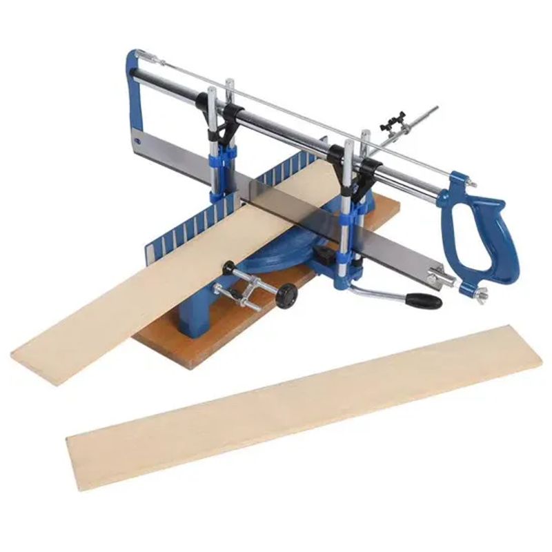 Casa si Gradina - Constructii - Scule de mana si unelte - Bomfaiere si fierastraie - Fierastrau manual profesional pentru taieri la unghi, lama 600 mm, suport lemn, reglaj unghiuri - Infinity.ro