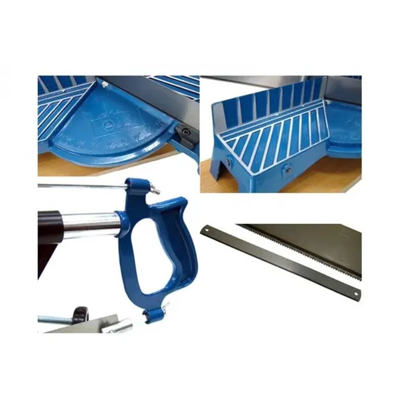 Casa si Gradina - Constructii - Scule de mana si unelte - Bomfaiere si fierastraie - Fierastrau manual profesional pentru taieri la unghi, lama 600 mm, suport lemn, reglaj unghiuri - Infinity.ro