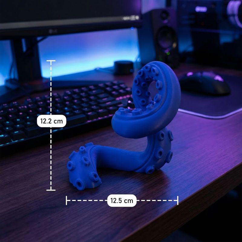 PC, gaming si accesorii - Gaming - Accesorii gaming - Accesorii console gaming - Suport Controller Tentacular, Mov, 12 cm - Infinity.ro