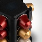 Electronice si Electrocasnice - Electrocasnice bucatarie - Preparare bauturi - Accesorii si consumabile aparate preparare bauturi - Suport Rotativ Mini pentru 20 Capsule Cafea, Negru, 11 cm - Infinity.ro