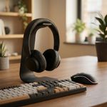 PC, gaming si accesorii - Periferice PC - Periferice Diverse - Suport casti cantilever, negru, 24 cm - Infinity.ro