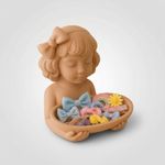 Casa si Gradina - Decoratiuni - Obiecte decorative - Accesorii decorative - Tava organizatoare sculpturala, bej, 13 cm - Infinity.ro