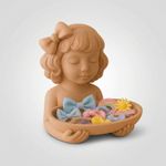 Casa si Gradina - Decoratiuni - Obiecte decorative - Accesorii decorative - Tava organizatoare sculpturala, bej, 13 cm - Infinity.ro