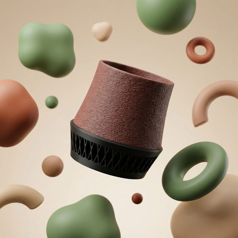 Casa si Gradina - Gradinarit si plante - Plante si ghivece - Ghivece si suporturi - Ghiveci Decorativ Minimalist cu Tavita, Negru, 12 cm - Infinity.ro