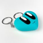 Market - Cadouri - Suveniruri - Set Brelocuri Inima Valentine's Day / Ziua Indragostitilor cu Magnet, 3D, Albastru - Infinity.ro