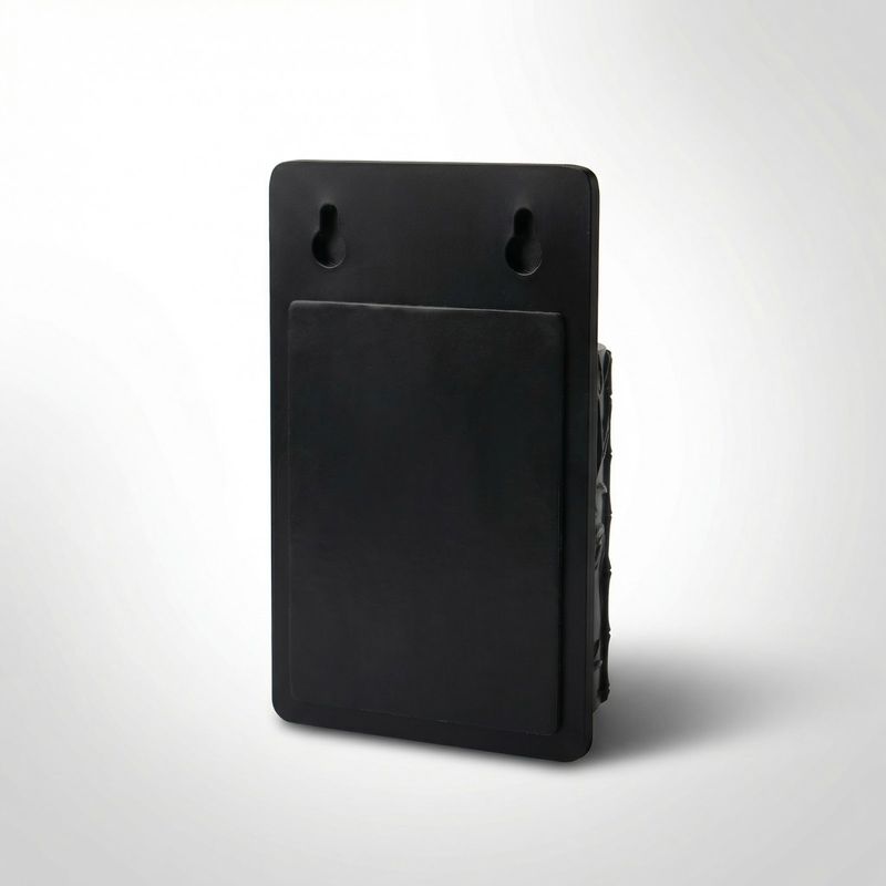Carti si Birotica - Birotica - Accesorii de birou - Suporturi accesorii birou - Organizator de Perete Elegant cu Model Botanic, Negru, 17 cm - Infinity.ro
