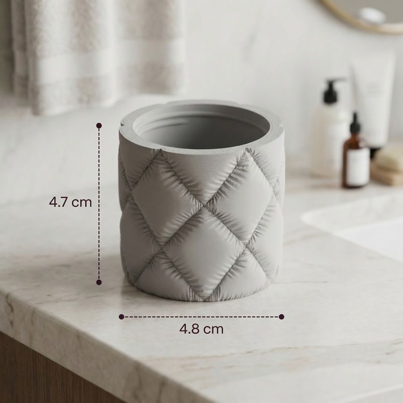 Casa si Gradina - Mobilier - Organizare si depozitare - Cutii depozitare - Cutie Depozitare de Voiaj cu Textura Matlasata, Verde, 5 cm - Infinity.ro