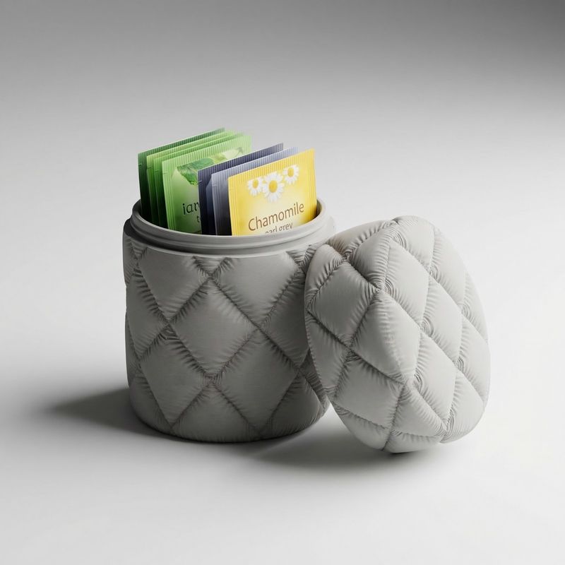 Casa si Gradina - Mobilier - Organizare si depozitare - Cutii depozitare - Cutie Depozitare de Voiaj cu Textura Matlasata, Verde, 5 cm - Infinity.ro