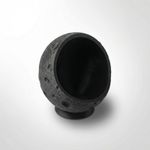 Casa si Gradina - Decoratiuni - Obiecte decorative - Vaze si boluri decorative - Bol Decorativ cu Textura Lunara, Negru, 17 cm - Infinity.ro