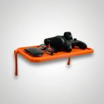 PC, gaming si accesorii - Periferice PC - Periferice Diverse - Raft universal pentru monitor, portocaliu, dimensiuni 13x3.9x14cm - Infinity.ro