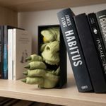 Carti si Birotica - Carti - Accesorii pentru cititori - Insertie Decorativa pentru Biblioteca cu Gardian Fantasy, Verde, 18 cm - Infinity.ro