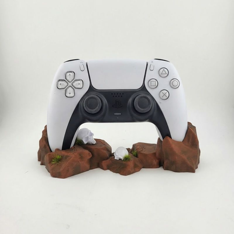 PC, gaming si accesorii - Gaming - Accesorii gaming - Accesorii console gaming - Suport Controller cu Design Canion, Maro, 19 cm - Infinity.ro