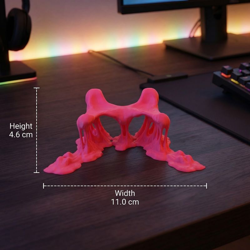 PC, gaming si accesorii - Gaming - Accesorii gaming - Accesorii console gaming - Suport Controller Gaming Bubble Gum, Rosu, 15 cm - Infinity.ro